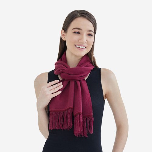 AS048 Fringed Stole | Negative Ions Clothes