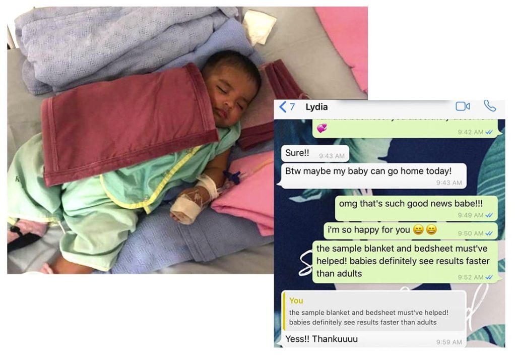 Testimonial for Lung Infection | Negative Ions clothes